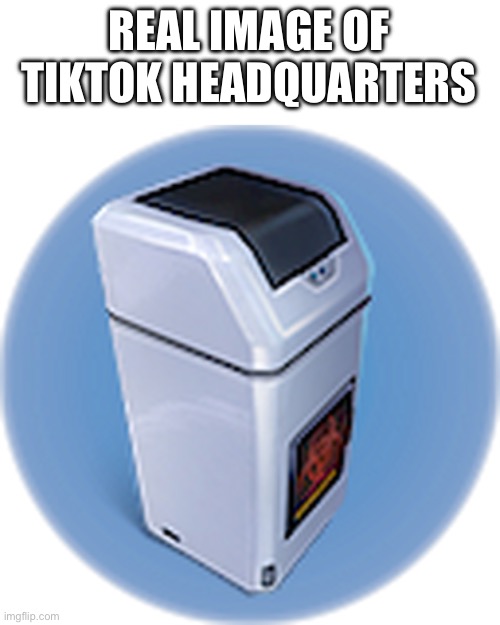 Guys i found the place that owns tiktok! | REAL IMAGE OF TIKTOK HEADQUARTERS | image tagged in tiktok sucks,nuclear waste,subnautica,nuclear waste disposal from subnautica | made w/ Imgflip meme maker