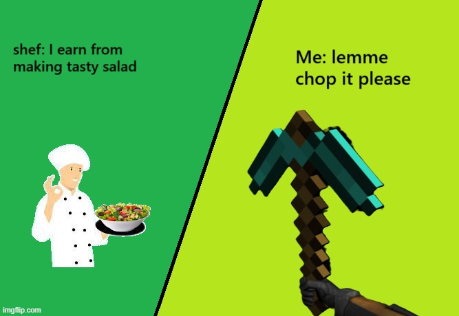 Salad meme | image tagged in salad,cryptocurrency,meme | made w/ Imgflip meme maker