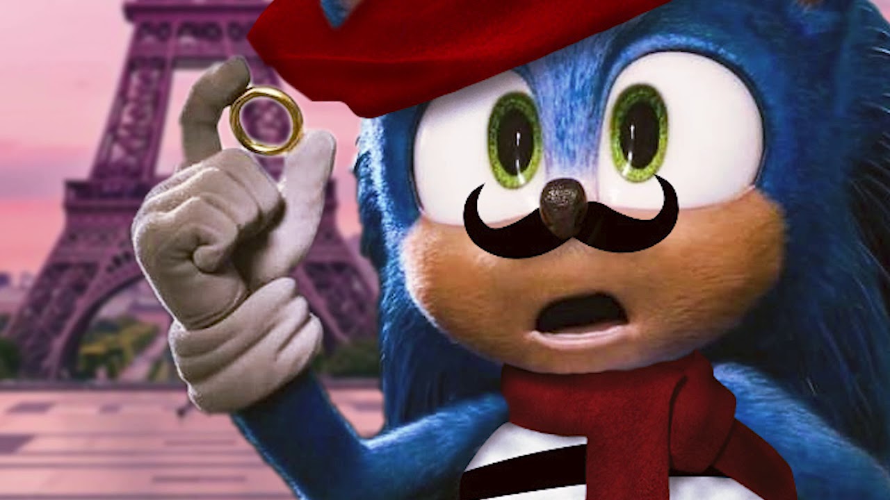 Sonic in Fwench Blank Meme Template