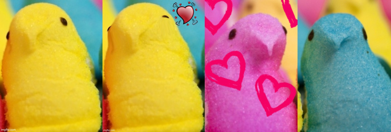 image tagged in majik peeps,majik valentines peeps,majik peeps valentines 2,peeps | made w/ Imgflip meme maker