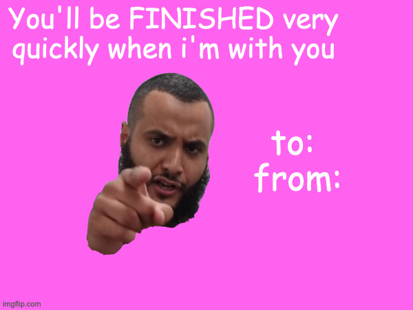 High Quality Mohammed Hijab valentine's day card Blank Meme Template