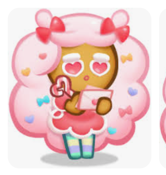 Cotton Candy Cookie Cute Design Blank Meme Template