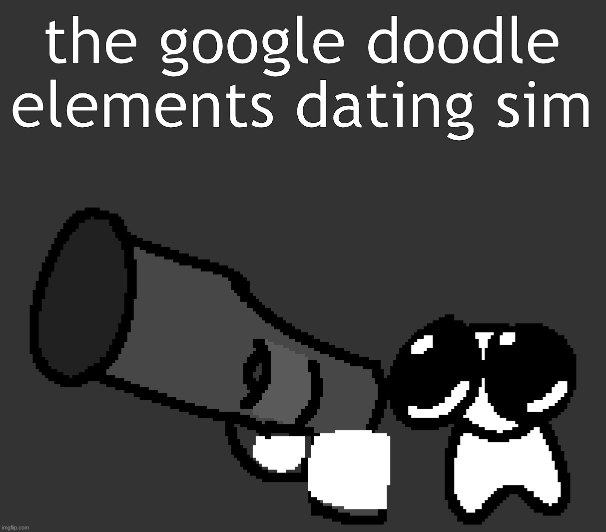 gremlin | the google doodle elements dating sim | image tagged in gremlin | made w/ Imgflip meme maker