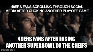 cheese | 49ERS FANS AFTER LOSING ANOTHER SUPERBOWL TO THE CHEIFS | image tagged in gifs,memes | made w/ Imgflip images-to-gif maker