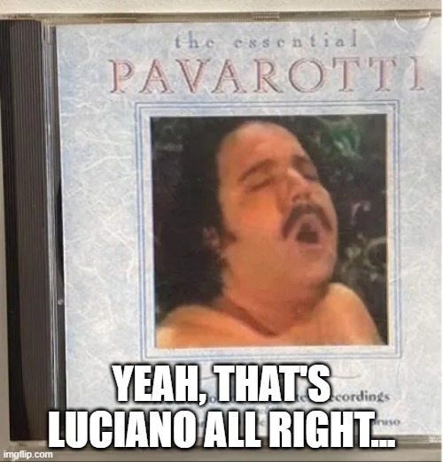 He's a Singer | YEAH, THAT'S LUCIANO ALL RIGHT... | image tagged in adult humor | made w/ Imgflip meme maker