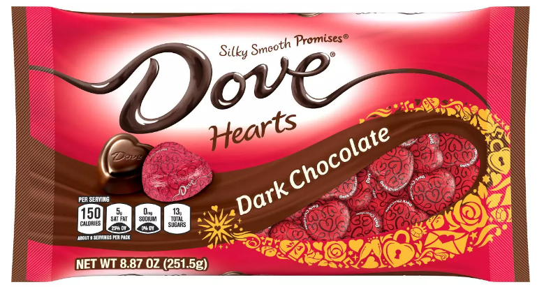 dove chocolate hearts Blank Meme Template