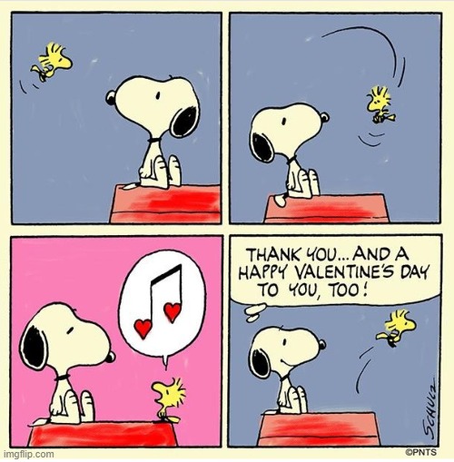 image tagged in peanuts,snoopy,woodstock,valentine's day | made w/ Imgflip meme maker