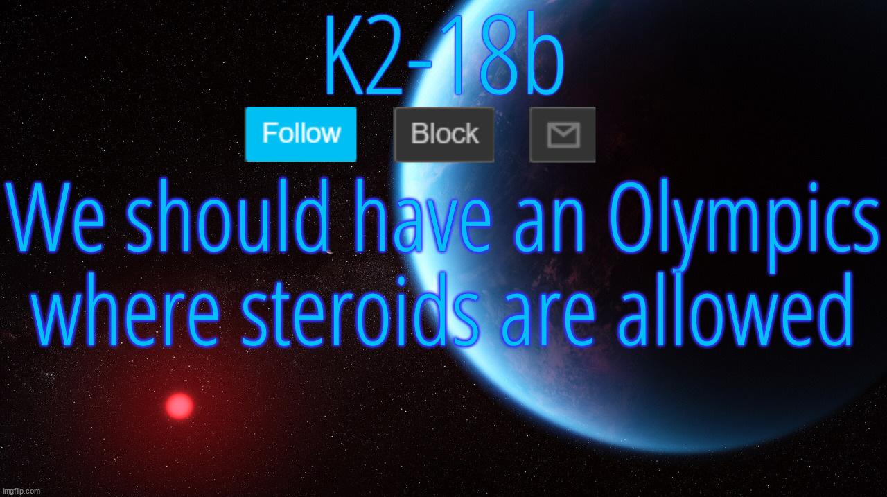 Silver Announcement Template 5.0 | We should have an Olympics where steroids are allowed | image tagged in silver announcement template 5 0 | made w/ Imgflip meme maker