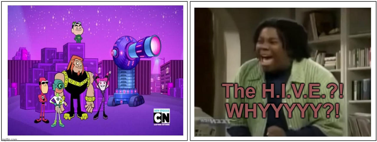 Kenan Can't Stand The H.I.V.E. Blank Meme Template
