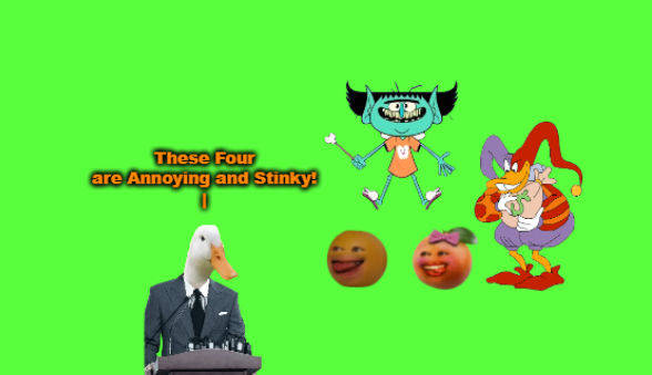 These Characters Are Stinky Blank Meme Template