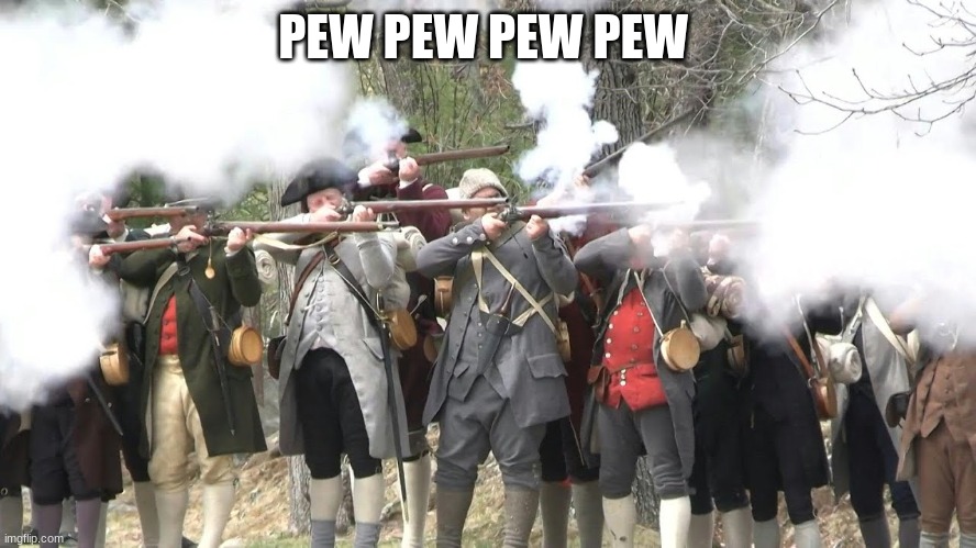 patriots soldiers | PEW PEW PEW PEW | image tagged in patriots soldiers | made w/ Imgflip meme maker