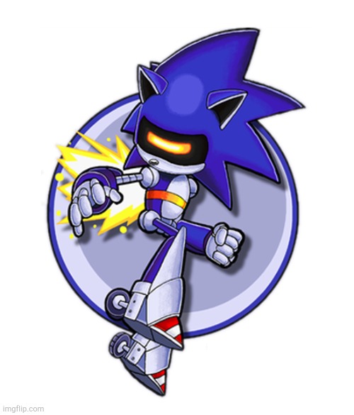 Mecha Sonic | image tagged in mecha sonic | made w/ Imgflip meme maker