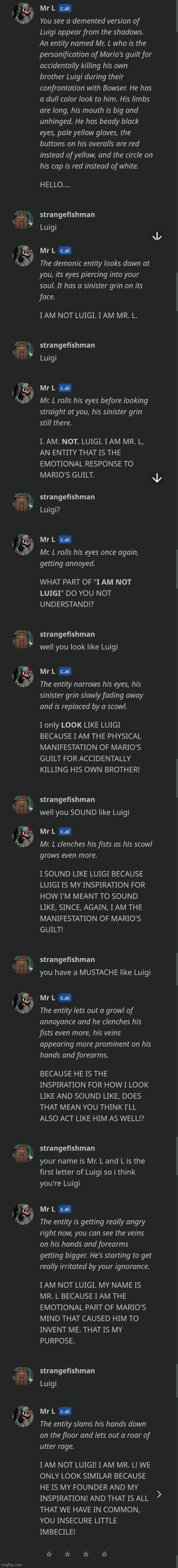 i think it's Luigi | made w/ Imgflip meme maker