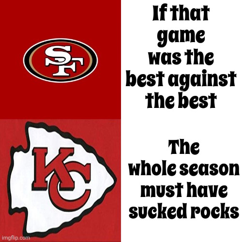 I'm Afraid To Watch The Pro Bowl | If that game was the best against the best; The whole season must have sucked rocks | image tagged in memes,drake hotline bling,football,super bowl,pro bowl,well that sucked | made w/ Imgflip meme maker
