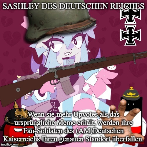 High Quality German Imperial Sashley (New Ver./DE-Ver.) Blank Meme Template