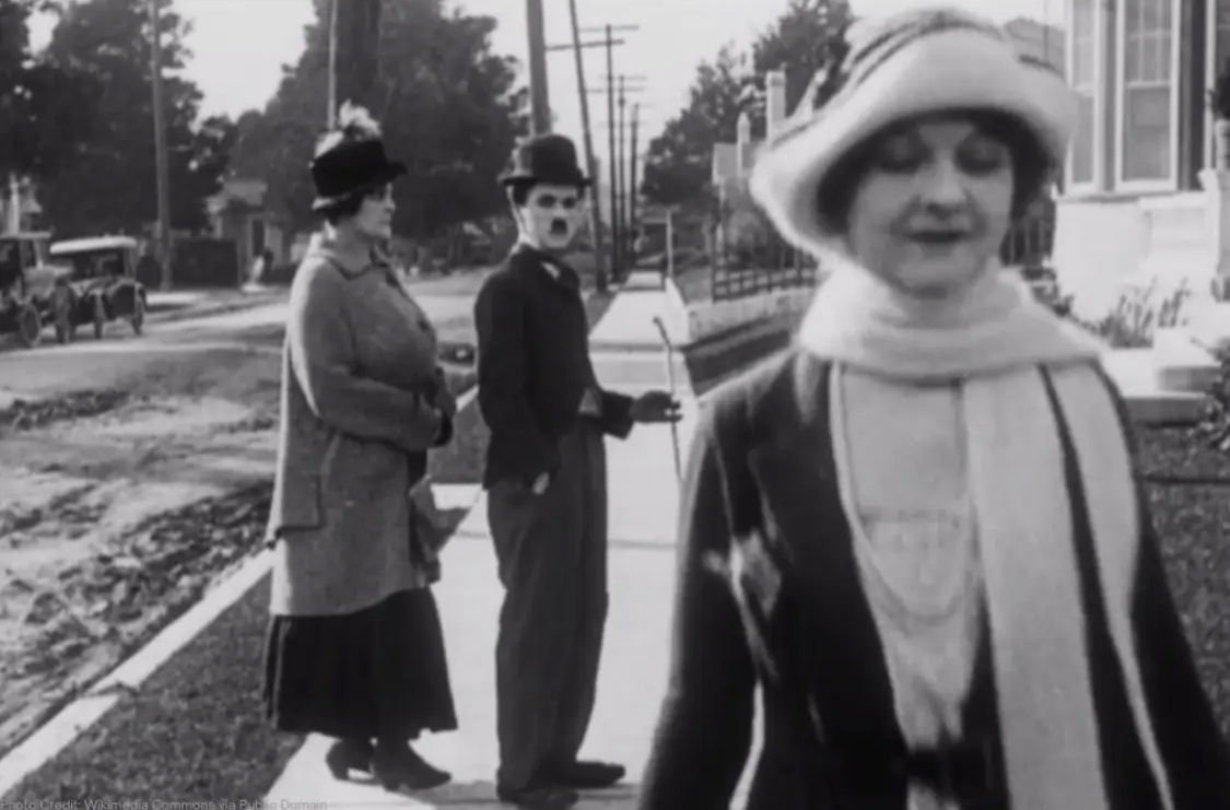 Charlie Chaplin Distracted Boyfriend Blank Meme Template