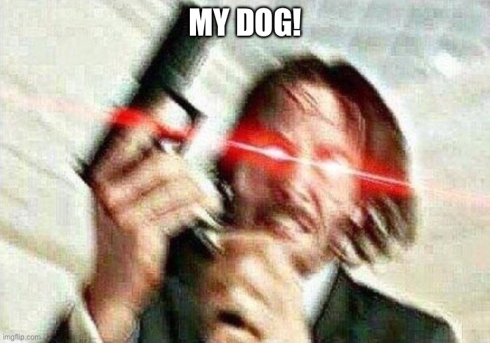 John Wick | MY DOG! | image tagged in john wick | made w/ Imgflip meme maker