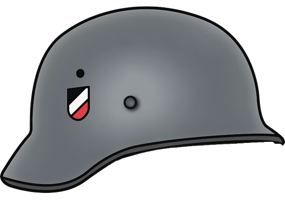 German Helmet Blank Meme Template