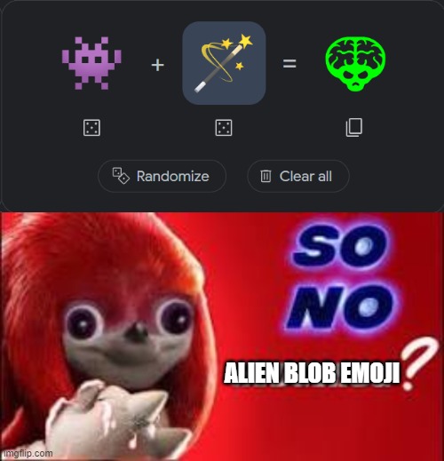 ALIEN BLOB EMOJI | made w/ Imgflip meme maker