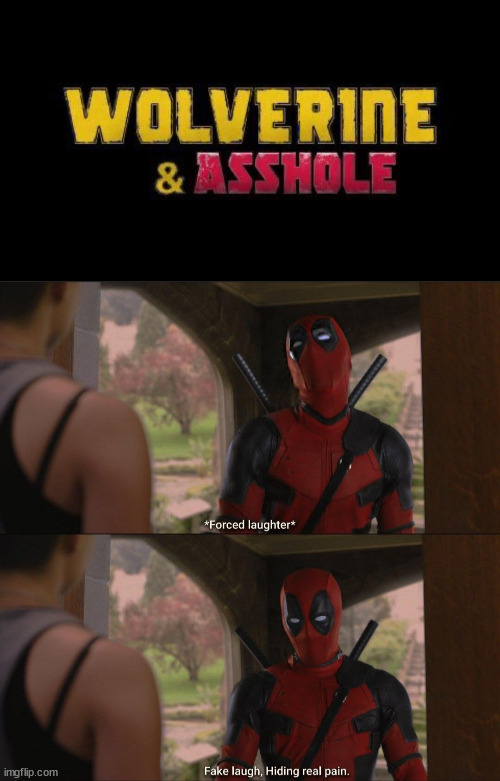 Deadpool after learning about Hugh Jackman's title diss | image tagged in deadpool | made w/ Imgflip meme maker