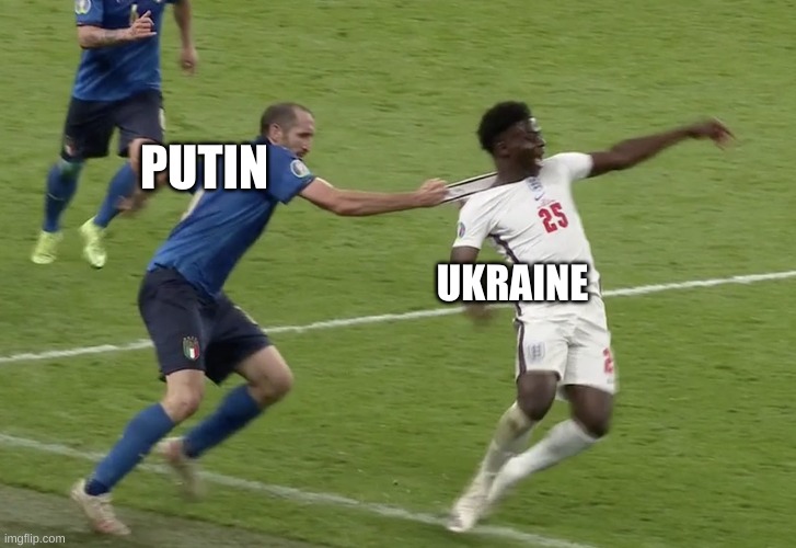 pull back | PUTIN; UKRAINE | image tagged in pull back | made w/ Imgflip meme maker