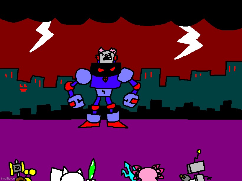 The final fight | image tagged in drawing | made w/ Imgflip meme maker