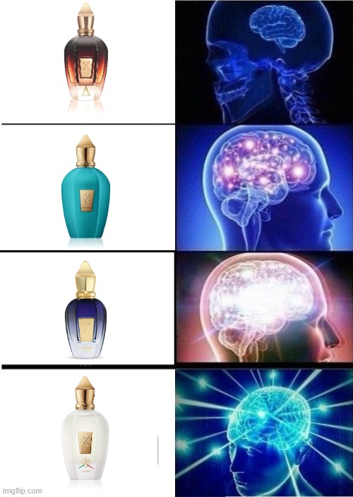 xerjoff | image tagged in mind blown template | made w/ Imgflip meme maker