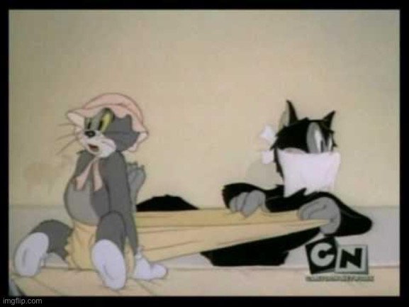 Tom and jerry out of context | image tagged in tom and jerry | made w/ Imgflip meme maker