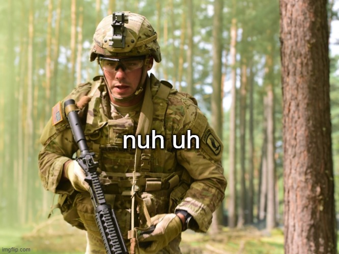 nuh uh | made w/ Imgflip meme maker