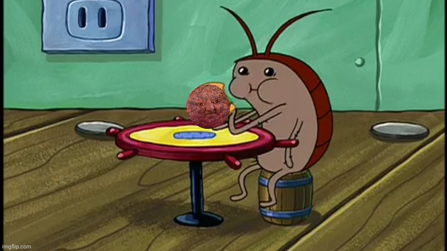 Spongebob Cockroach Eating | image tagged in spongebob cockroach eating | made w/ Imgflip meme maker