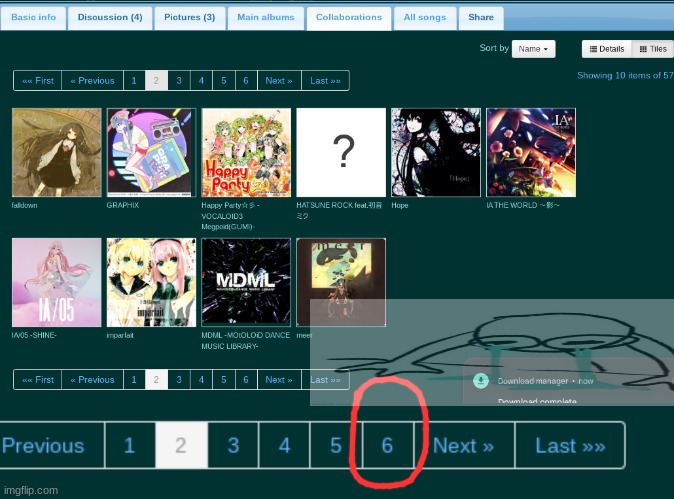 SO MANY ALBUMS TO COMB THROUGH | made w/ Imgflip meme maker