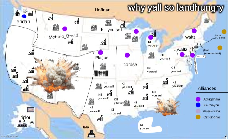 why yall so landhungry | made w/ Imgflip meme maker