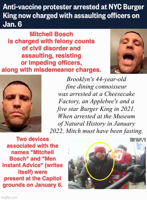 Indoor dining reserved for Bosch, party of one | image tagged in assault,domestic terrorist,treason,fast food critic,tuff mouse when in a crowd,loser losing | made w/ Imgflip meme maker