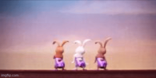 Bunnies | image tagged in gifs,illumination,sing | made w/ Imgflip images-to-gif maker