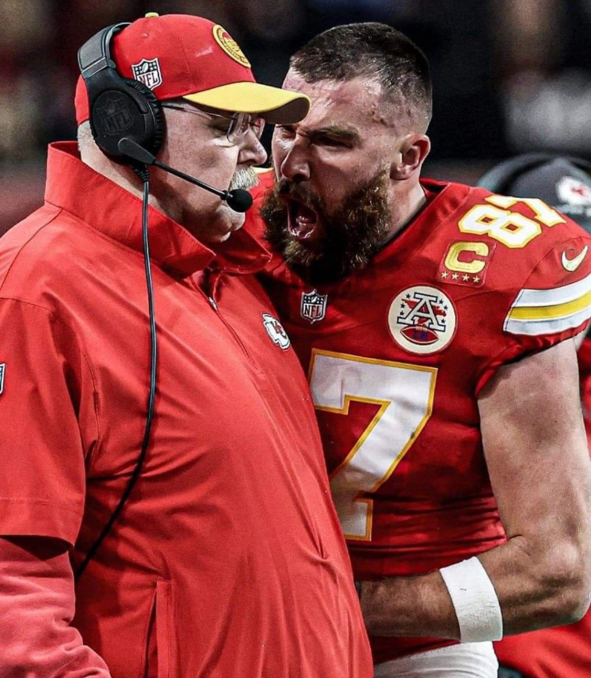 Kelce Reid Blank Meme Template