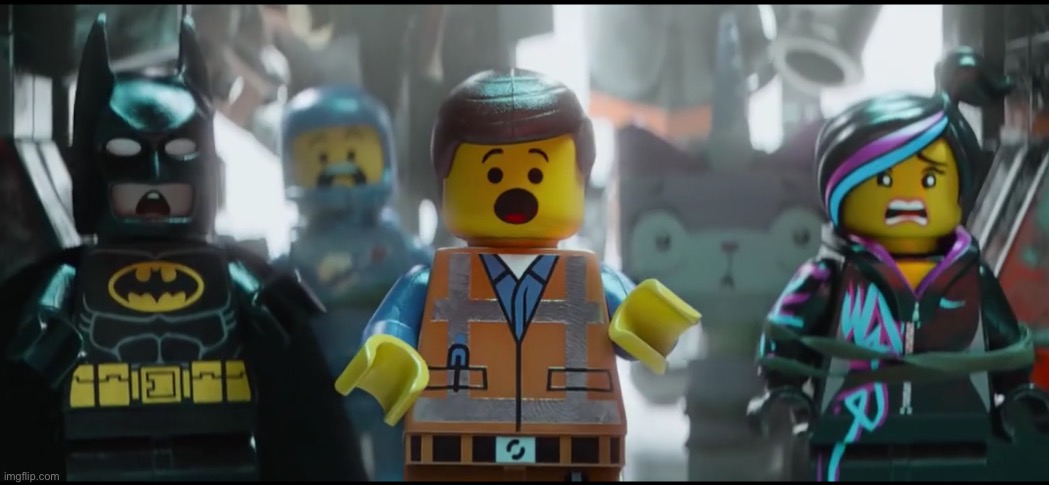 Shocked LEGO guys | image tagged in shocked lego guys | made w/ Imgflip meme maker