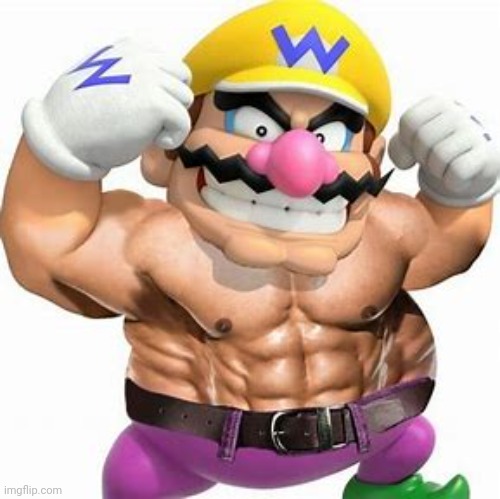 Buff Wario | image tagged in wario | made w/ Imgflip meme maker