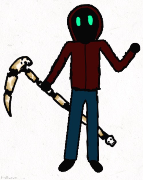Rp with this person (I took so long on the bones :skull:) | made w/ Imgflip meme maker
