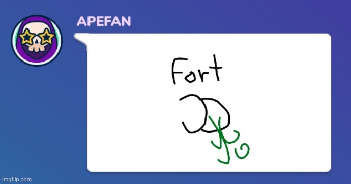 Apefan being funni?!?!?! | made w/ Imgflip meme maker