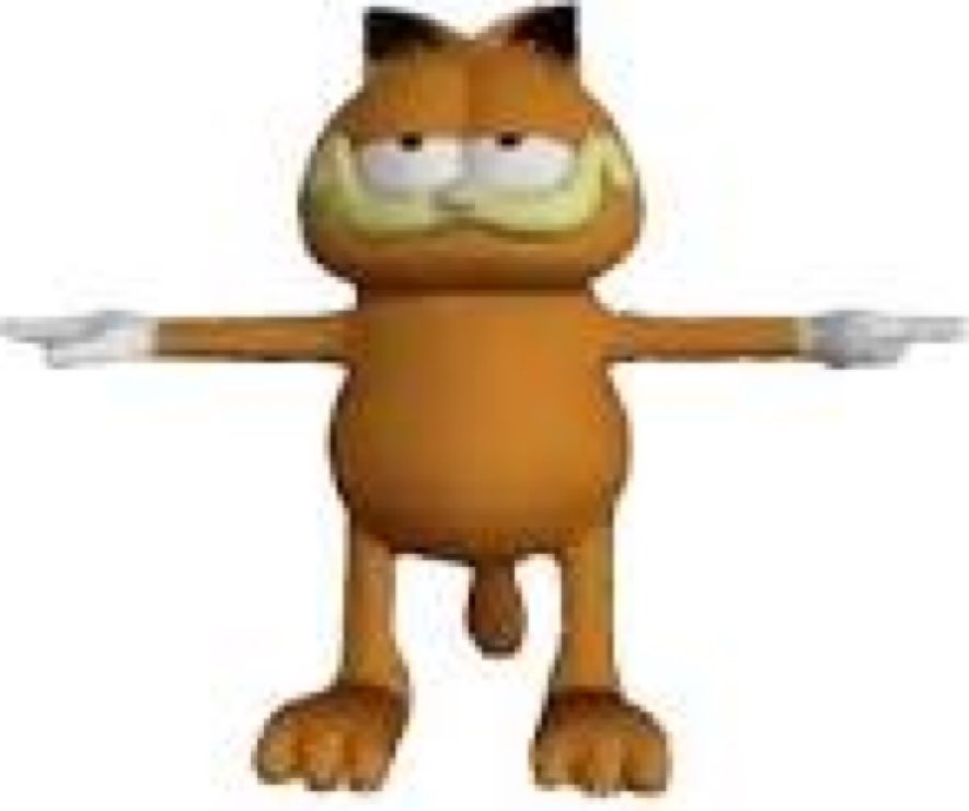 High Quality Garfield Blank Meme Template