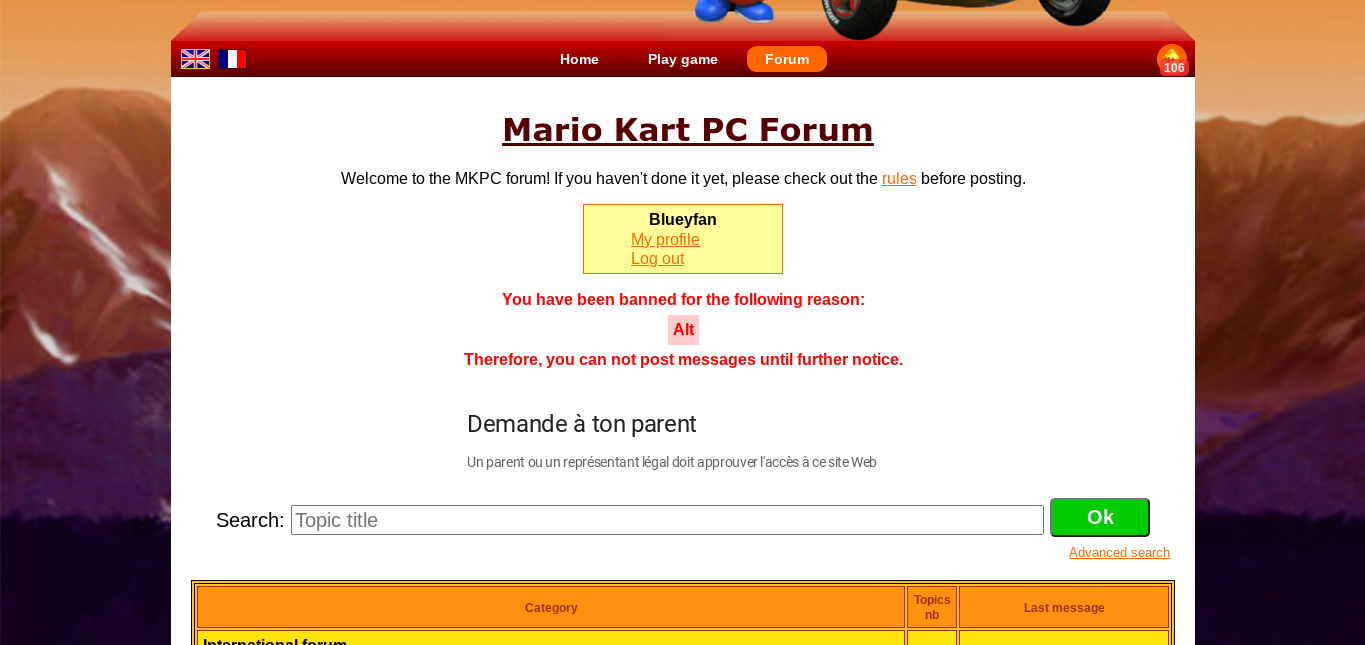 Mario Kart PC but i'm banned :( :/ Blank Meme Template