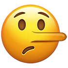 High Quality Lying Emoji Blank Meme Template