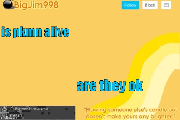 im genualliy worried for them | is pkmn alive; are they ok | image tagged in bigjim998 template | made w/ Imgflip meme maker