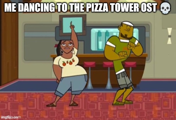 Pisza towel it's is good. | ME DANCING TO THE PIZZA TOWER OST 💀 | image tagged in pizza tower | made w/ Imgflip meme maker