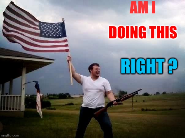 shotgun tornado man | AM I DOING THIS RIGHT ? | image tagged in shotgun tornado man | made w/ Imgflip meme maker