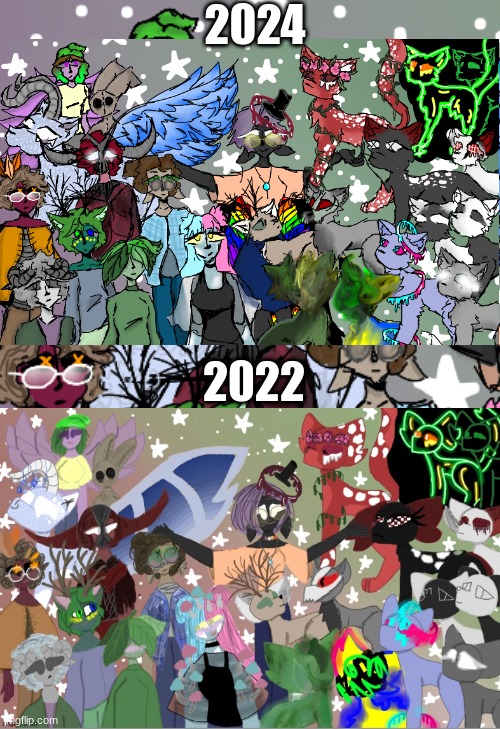 2022 vs 2024, my improvement :D | 2024; 2022 | made w/ Imgflip meme maker