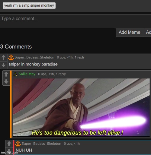 made w/ Imgflip meme maker