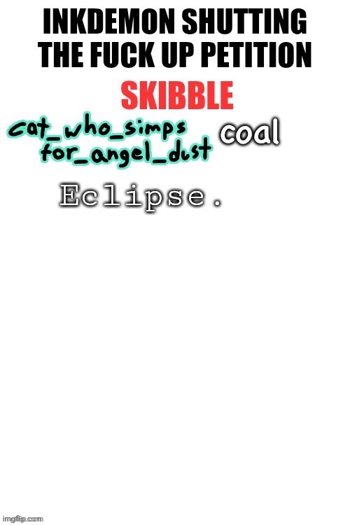 coal | made w/ Imgflip meme maker