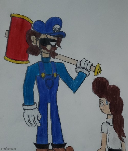 Sinner's Punishment (NO PARTY RotisseMIX) | image tagged in mario's madness,fnf,drawing | made w/ Imgflip meme maker
