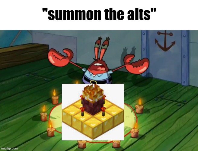 Sorry about the picture | image tagged in summon the alts | made w/ Imgflip meme maker